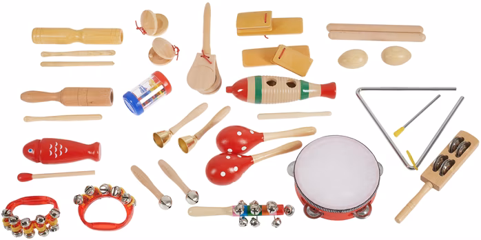 Cega 18 pcs Percussion Set - Zestaw perkusjonaliów