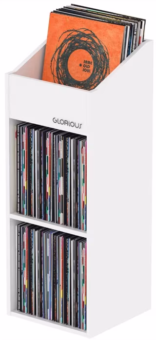 Glorious Record Rack 330 White - Meble DJ-skie