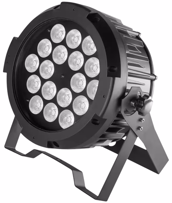Flash LED PAR 18x15W RGBWA+UV IP65 - Reflektor PAR LED