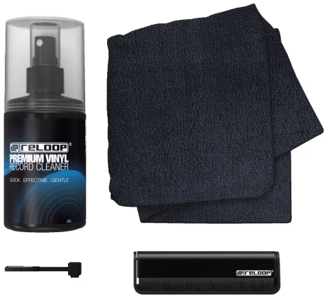 Reloop Premium Vinyl & Stylus Cleaning Set - Zestaw do czyszczenia