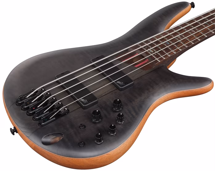 Ibanez SR1455DW Transparent Gray - Elektryczna gitara basowa