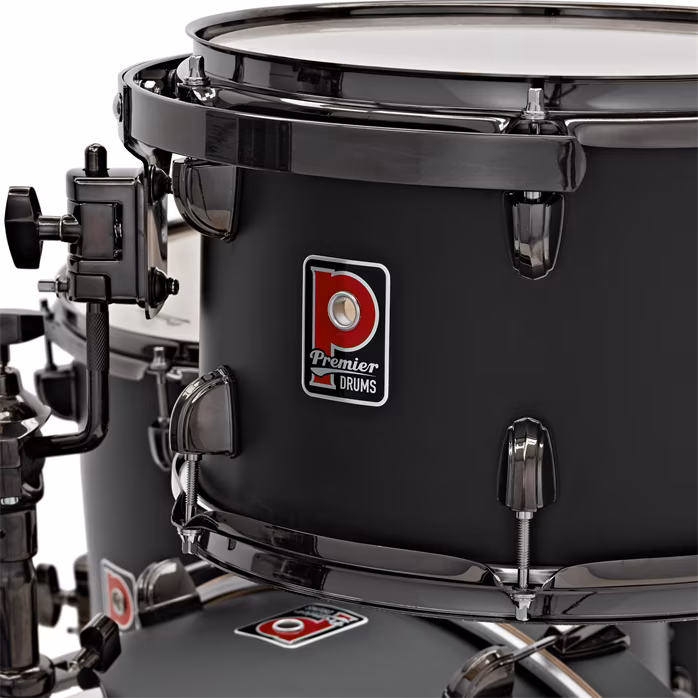 Premier Artist 22" 5pc Heavy Rock Shell Pack  Matte Black - Zestaw perkusyjny