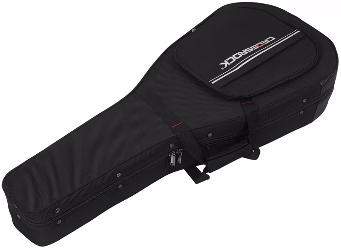 CrossRock CRP300DBK Black - Futerał na gitarę akustyczną