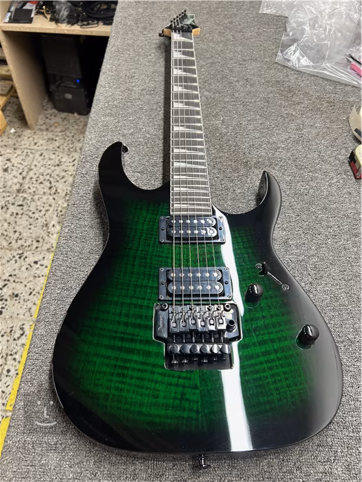 Ibanez GRG320FA Transparent Emerald Burst (używane) - Gitara elektryczna