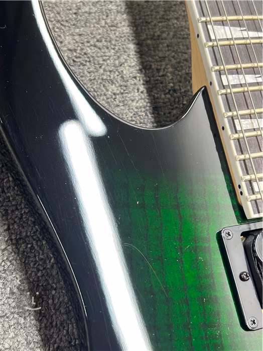 Ibanez GRG320FA Transparent Emerald Burst (używane) - Gitara elektryczna