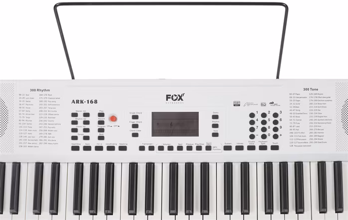 Fox 168 WH - Keyboard z dynamiką uderzenia