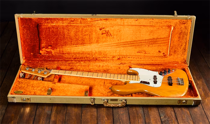 Fender 1975 Jazz Bass Natural - Elektryczna gitara basowa