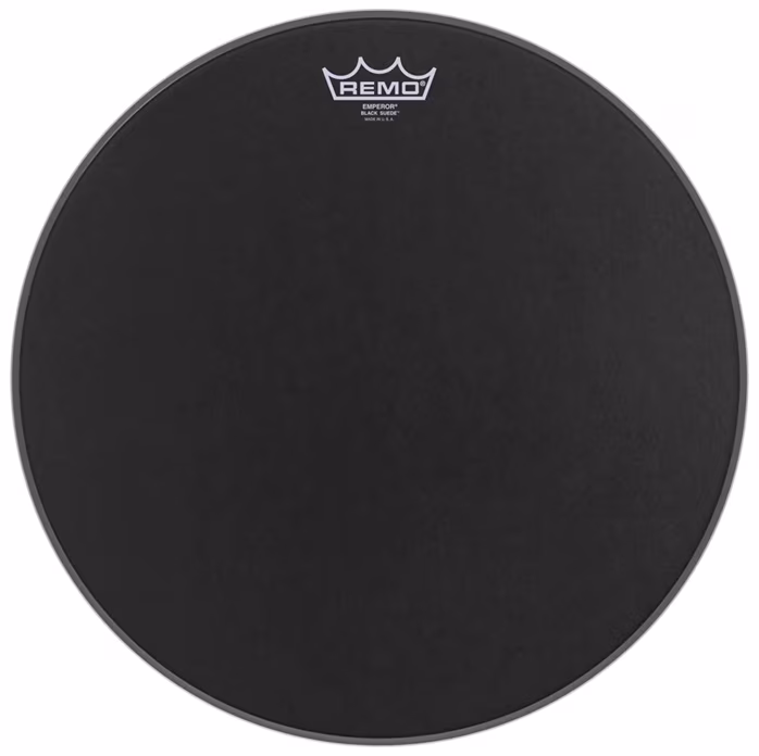Remo 16" Emperor Black Suede - Naciąg do tomów