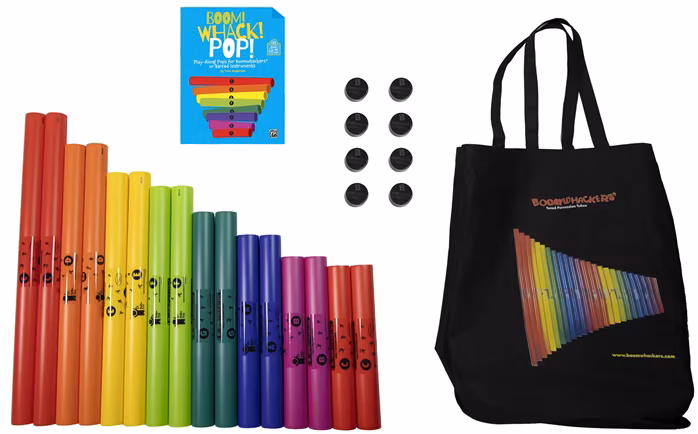 Boomwhackers Boom! Whack! Pop! Kit - Zestaw Boomwhackers