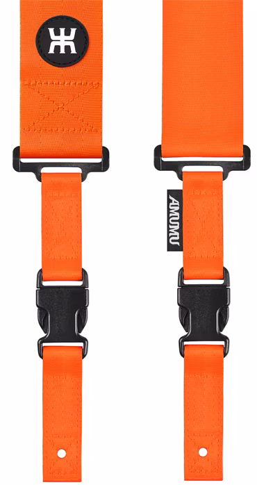 Amumu SNAPLOCK PRO Orange - Pas gitarowy