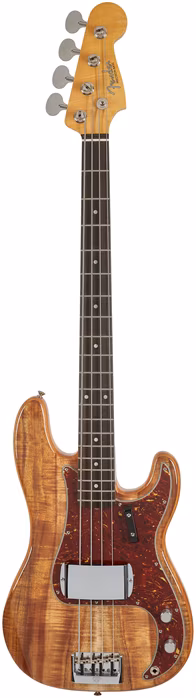 Fender Custom Shop Artisan Koa Precision Bass NOS Natural - Elektryczna gitara basowa