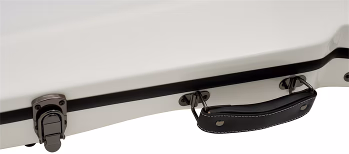 Razzor Fiberglass Violin Case White - Futerał na skrzypce