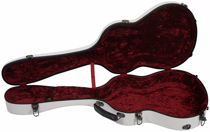 Razzor Fiberglass Classical Guitar Case White - Futerał na gitarę klasyczną