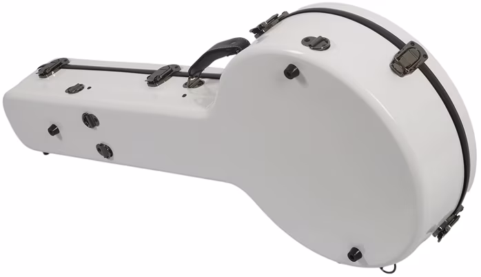 Razzor Fiberglass Banjo Case White - Futerał na banjo