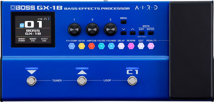 Boss GX-1B - Multiefekt do gitar basowych