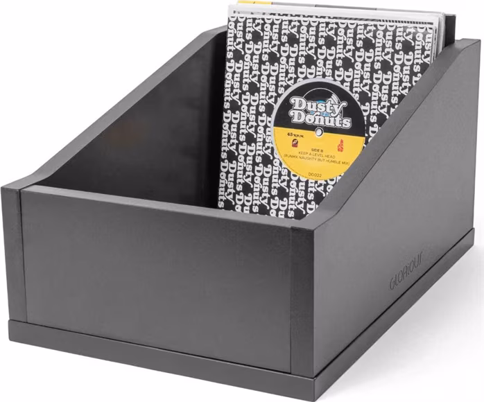 Glorious 7" Record Box Advanced Black 110 - Meble DJ-skie