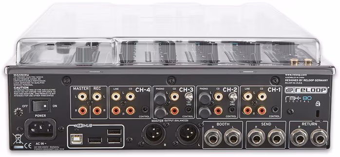 Decksaver Reloop RMX 90/80/60 cover (Fits RMX908060 & Ecler Nuo 4.0) ***UPDATED FIT*** - Osłona