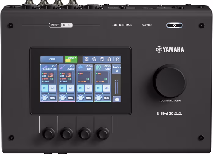 Yamaha URX44 BK - Karta dźwiękowa USB