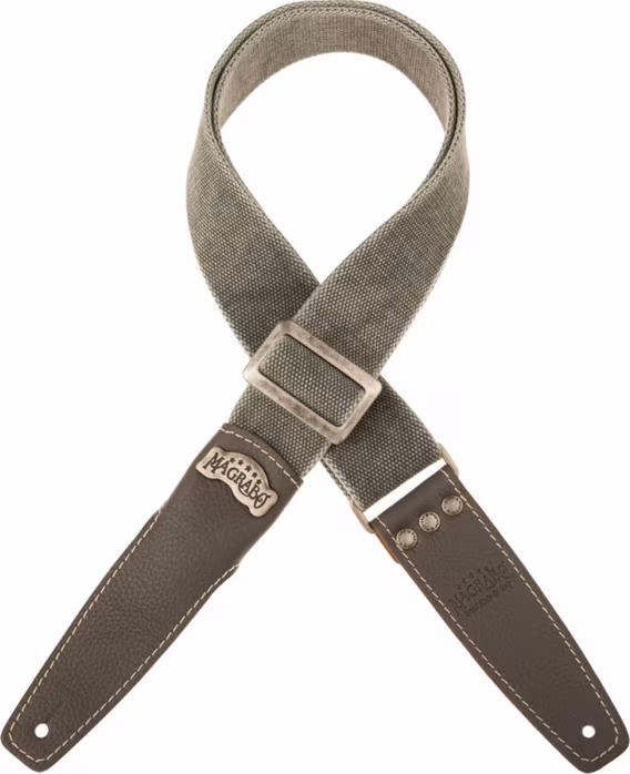 Magrabò Stripe SS Cotton Washed Grey / Grey 5 cm - Pas gitarowy