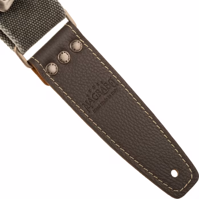 Magrabò Stripe SS Cotton Washed Grey / Grey 5 cm - Pas gitarowy