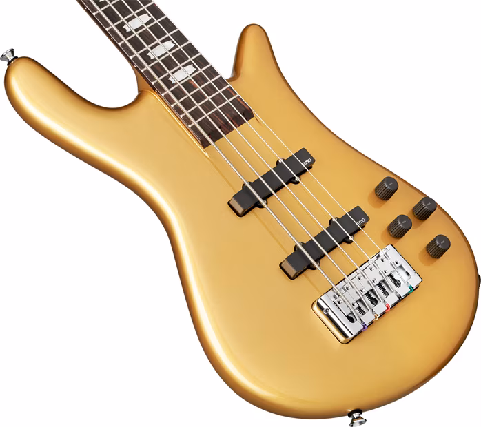 Spector Euro Classic 5 Metallic Gold - Elektryczna gitara basowa