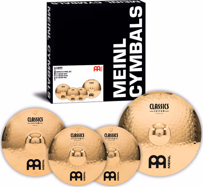 Meinl Classics Custom Brilliant Cymbal Set 3pcs - Zestaw talerzy