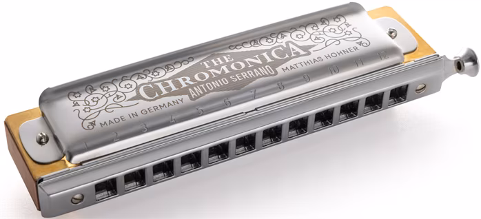 Hohner Antonio Serrano Signature Chromatic C - Sygnowana harmonijka ustna