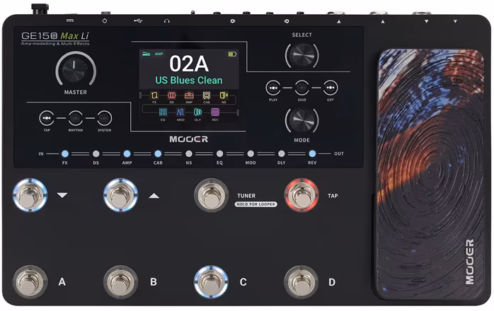 Mooer GE 150 MAX LI - Multiefekt gitarowy