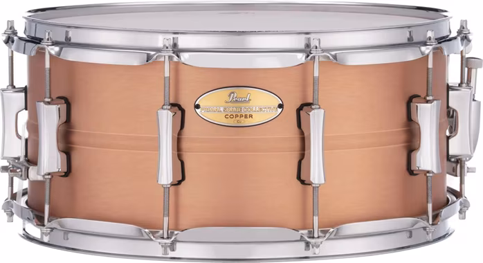 Pearl PSC1465C Primal Snare Collective 14” x 6,5” - Brushed Copper Finish - Werbel