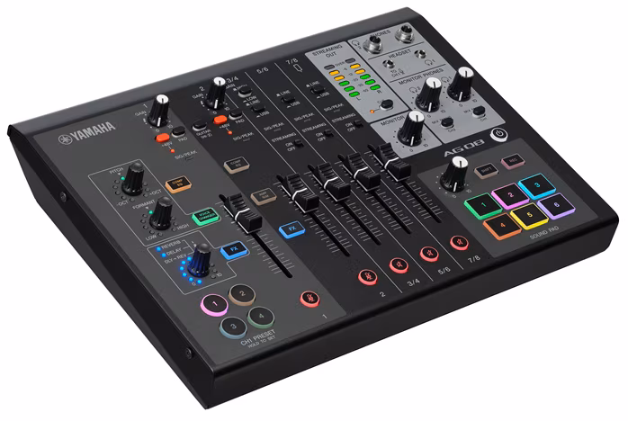 Yamaha AG08 Black - Livestreaming Audio Mixer