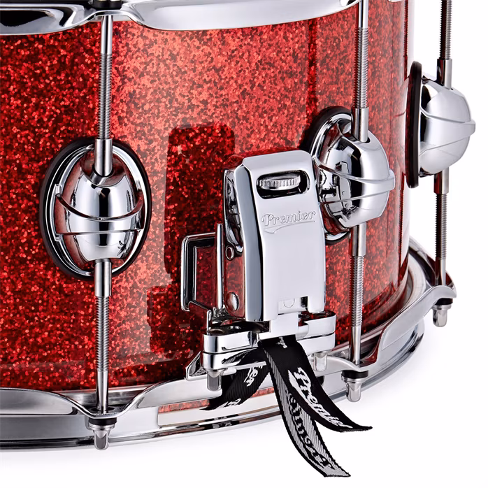 Premier Genista Classic 14" x 7" Snare Drum Red Sparkle - Werbel