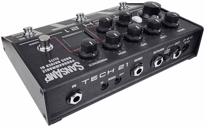 Tech 21 SansAmp Bass Driver Programmable ELITE - Przedwzmacniacz do gitar basowych oraz DI Box