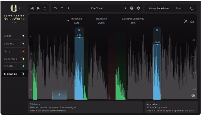 NOISEWORKS VoiceAssist - Oprogramowanie