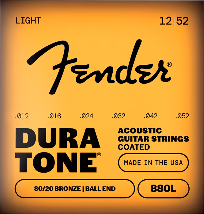 Fender Dura-Tone 880L - Metalowe struny do gitary akustycznej