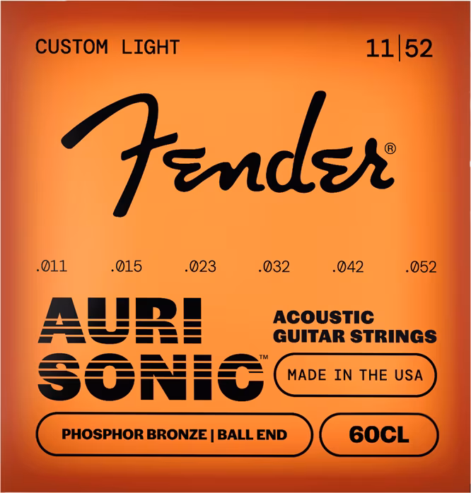 Fender AuriSonic 60CL - Metalowe struny do gitary akustycznej