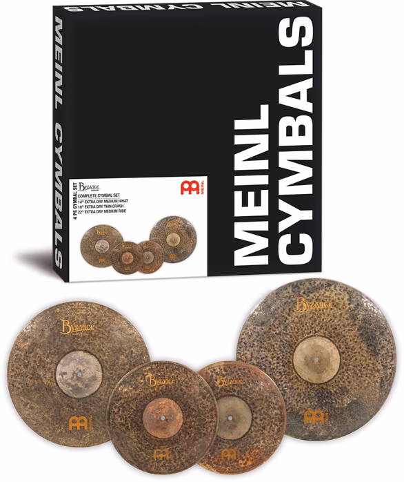 Meinl Byzance 3pcs Extra Dry Complete Cymbal Set - Zestaw talerzy