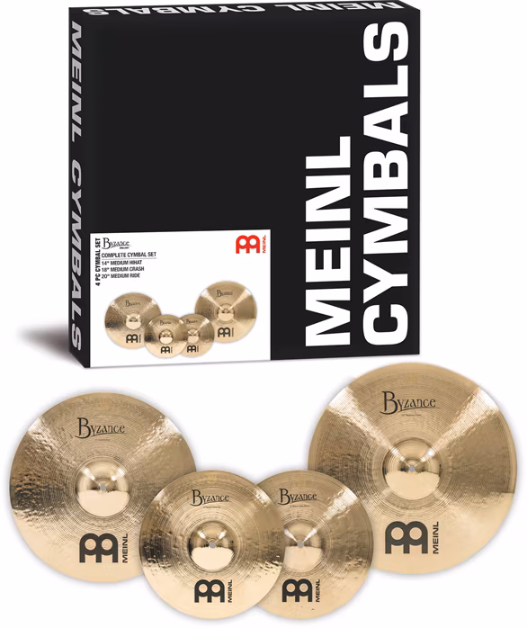 Meinl Byzance 3pcs Brilliant Cymbal Set - Zestaw talerzy