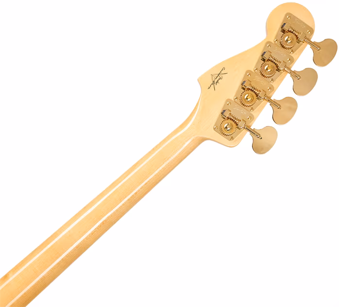 Fender Custom Shop American Custom Jazz Bass EBY NOS White Blonde - Elektryczna gitara basowa