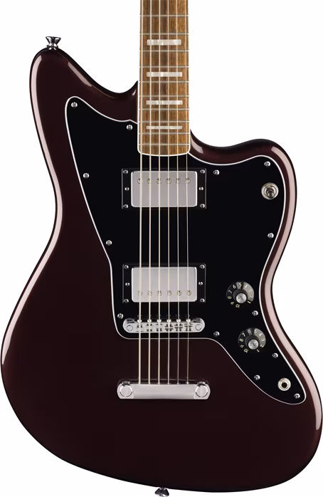 Fender Squier Paranormal Baritone Jazzmaster HH LRL OXB - Barytonowa gitara elektryczna 