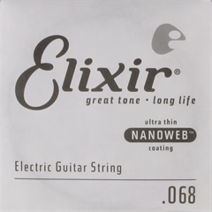 Elixir Nanoweb Electric Single .068" - Coardă individuală