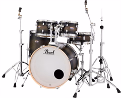 Pearl DMP Decade Satin Black Burst Rock Set - Set tobe 
