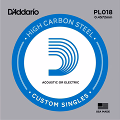 D'Addario PL018 - Coardă pentru chitară electrică/acustică