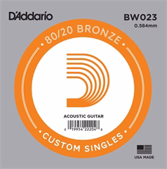 D'Addario BW023 - Coardă de metal pentru chitară acustică 
