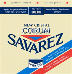 Savarez 500CRJ New Cristal Corum Mixed Tension - Corzi din nailon pentru chitară clasică