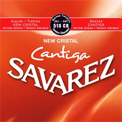 Savarez 510CR New Cristal Cantiga  Normal Tension - Corzi din nailon pentru chitară clasică