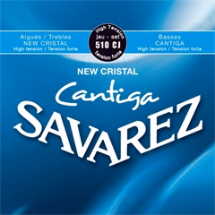 Savarez 510CJ New Cristal Cantiga  High Tension - Corzi din nailon pentru chitară clasică