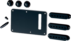 Fender Accessory Kit, Stratocaster, Black - Hardware chitară 