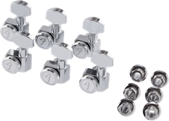 Fender Locking Strat/Tele Tuning Machines Left-Handed, Polished Chrome - Mecanică chitară 