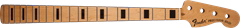 Fender Classic Series 70's Precision Bass Neck, 20 Medium Jumbo Frets, Block Inlay, Maple