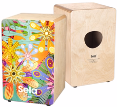 Sela Flower Power Art Series - Cajon